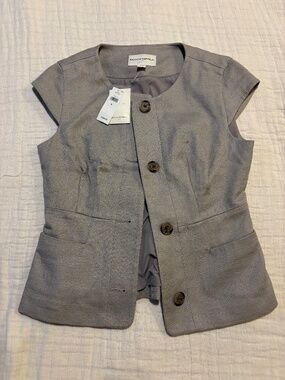 Grey Banana Rebublic Button up Top, Womans 0